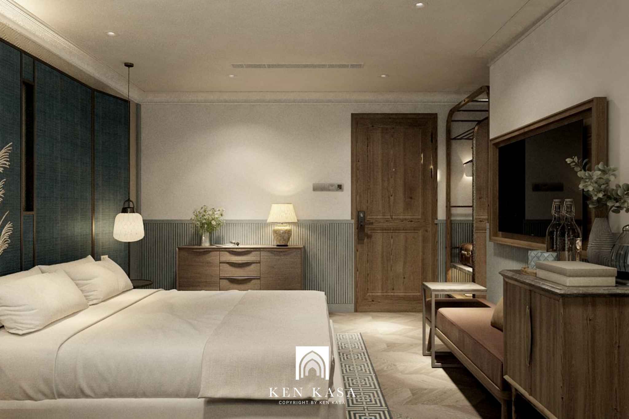 Kh&ocirc;ng gian mộc mạc nhưng vẫn to&aacute;t l&ecirc;n vẻ sang trọng